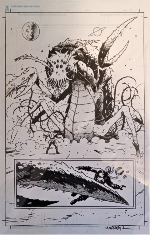 Grendel - Devil's Odyssey Issue 1 Page 18 Pencils + Inks by Matt Wagner